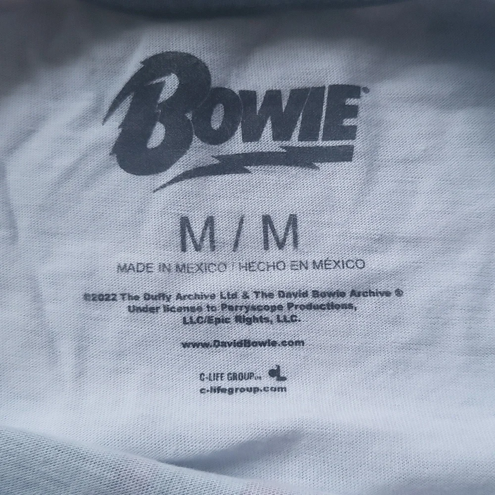 David Bowie tie die cropped tee - Picture 3 of 4